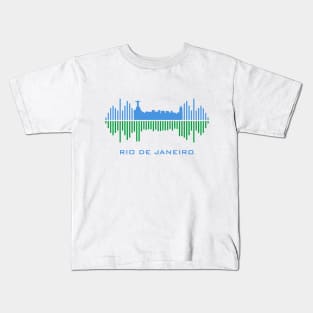 Rio De Janeiro Soundwave Kids T-Shirt